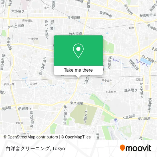 白洋舎クリーニング map