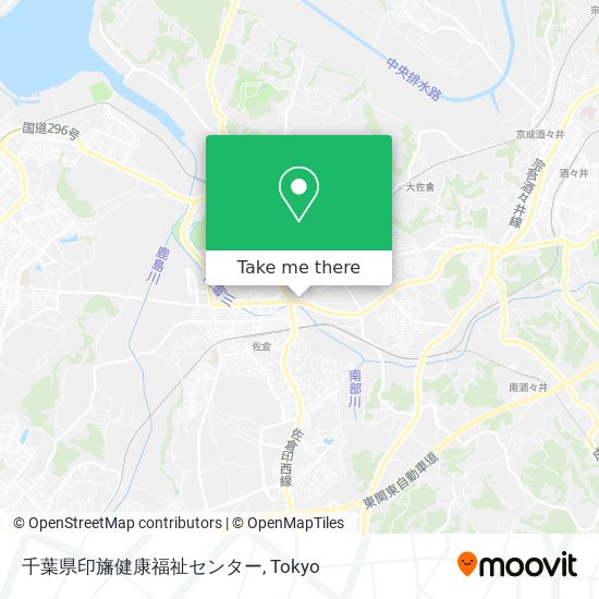 千葉県印旛健康福祉センター map