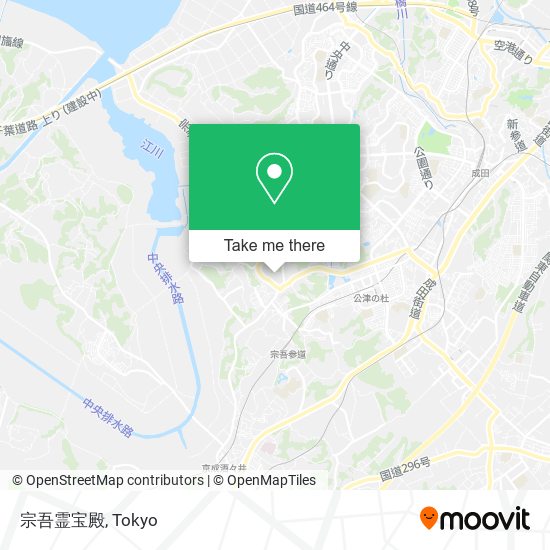 宗吾霊宝殿 map