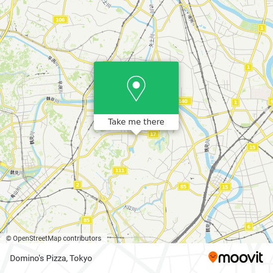 Domino's Pizza map