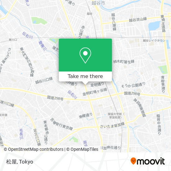 松屋 map