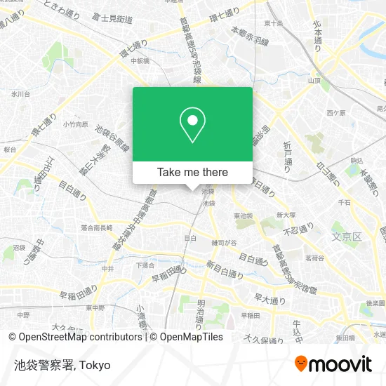 池袋警察署 map