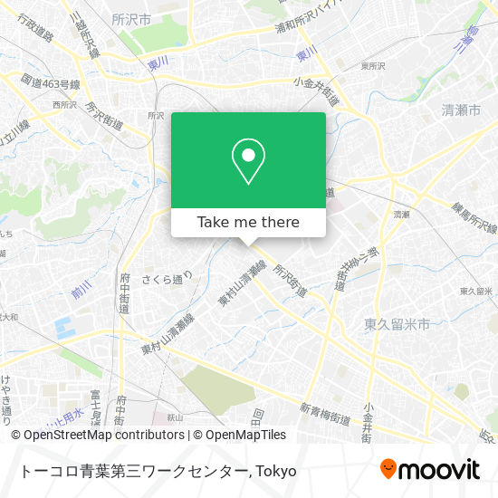 トーコロ青葉第三ワークセンター map