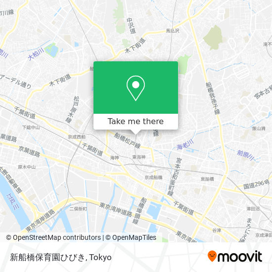 新船橋保育園ひびき map
