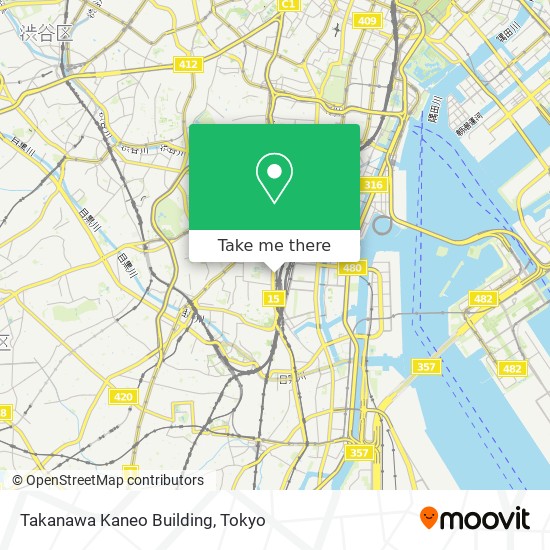 Takanawa Kaneo Building map