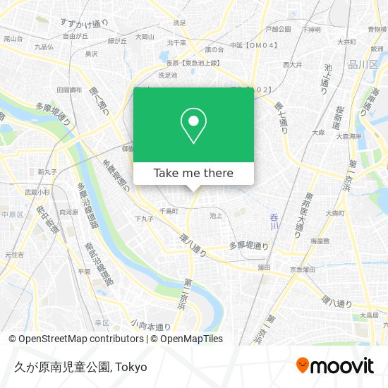 久が原南児童公園 map