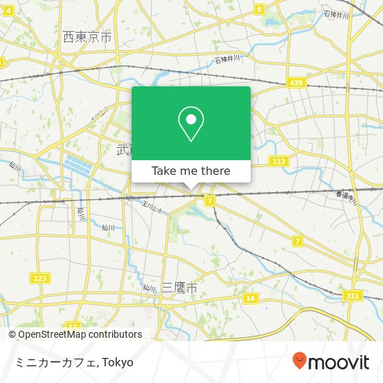 ミニカーカフェ map