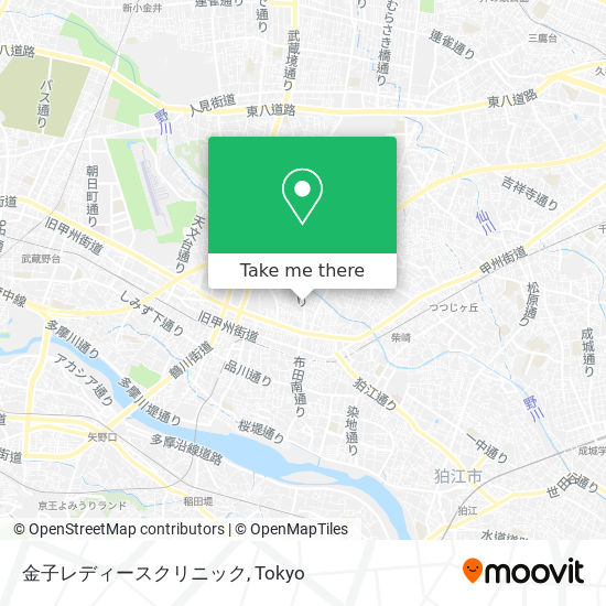 金子レディースクリニック map