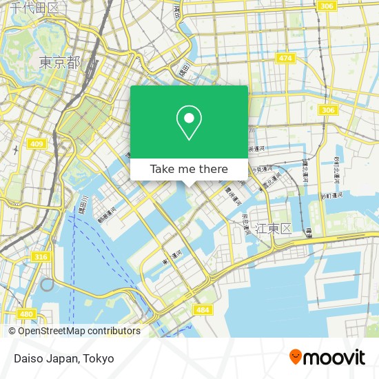 Daiso Japan map