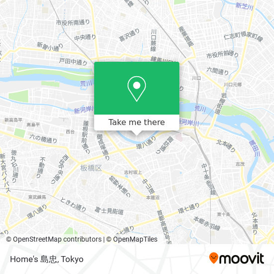 Home's 島忠 map