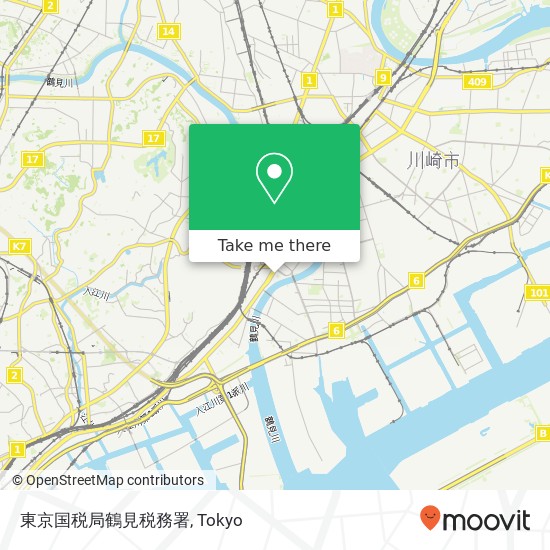 東京国税局鶴見税務署 map