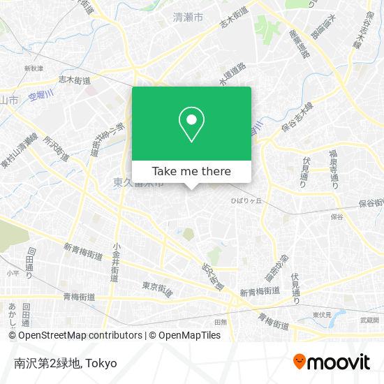 南沢第2緑地 map