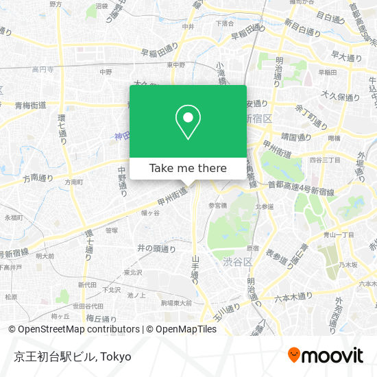 京王初台駅ビル map