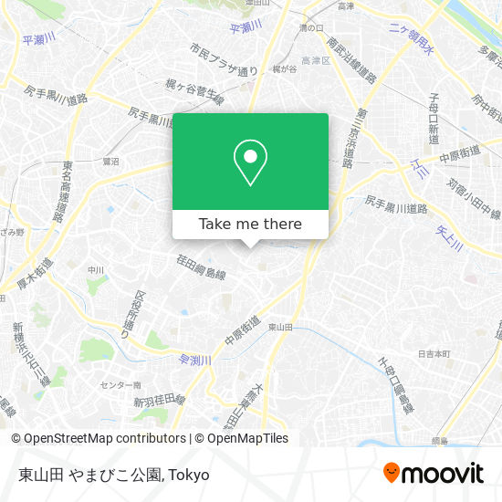 東山田 やまびこ公園 map