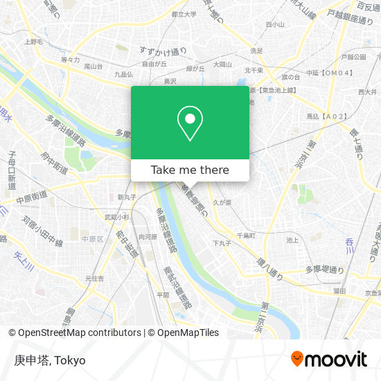 庚申塔 map