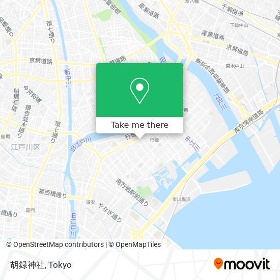 胡録神社 map