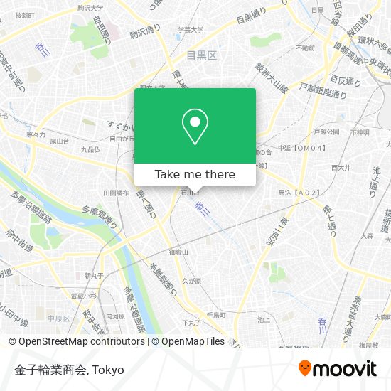 金子輪業商会 map
