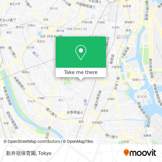 新井宿保育園 map