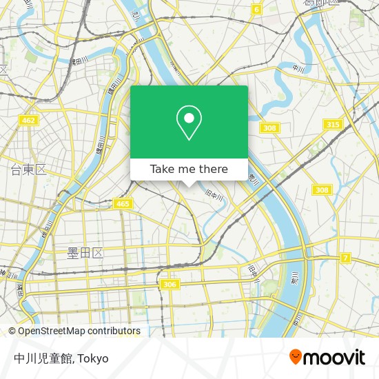 中川児童館 map