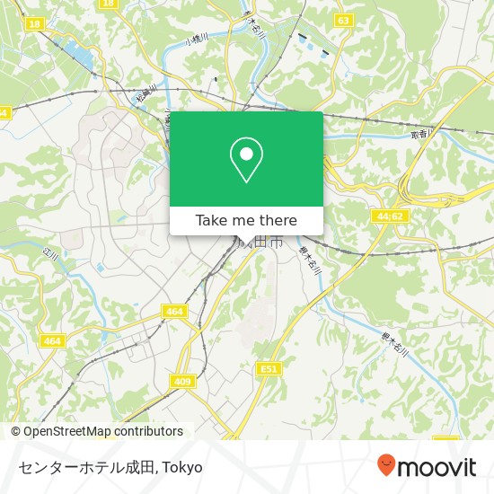 センターホテル成田 map