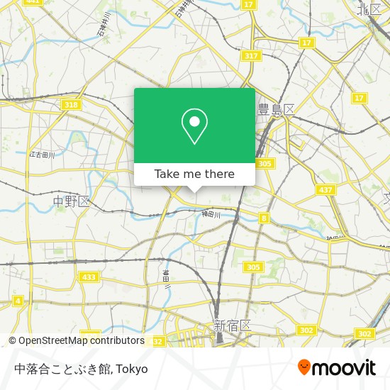 中落合ことぶき館 map