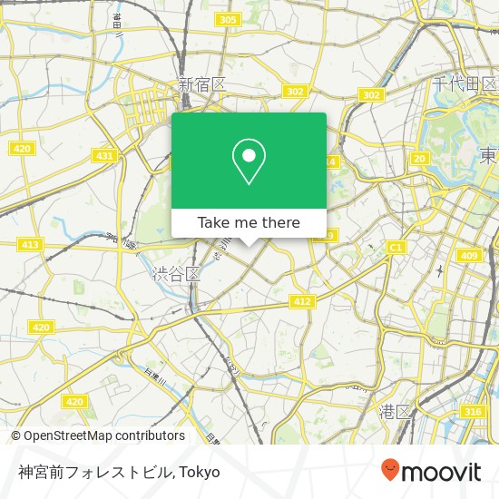 神宮前フォレストビル map