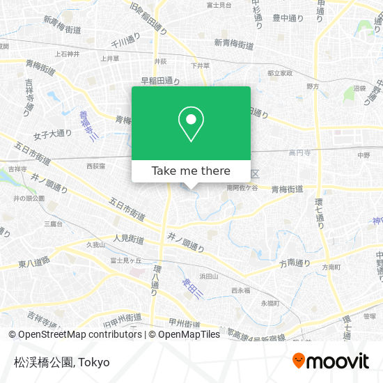 松渓橋公園 map