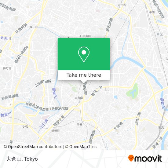 大倉山 map