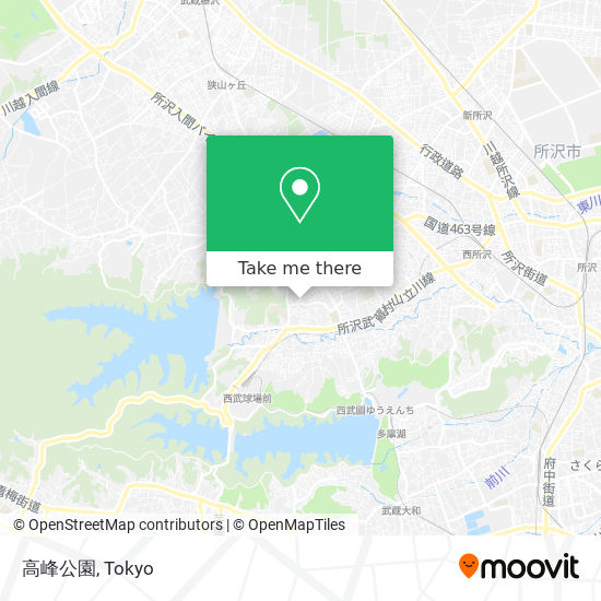 高峰公園 map