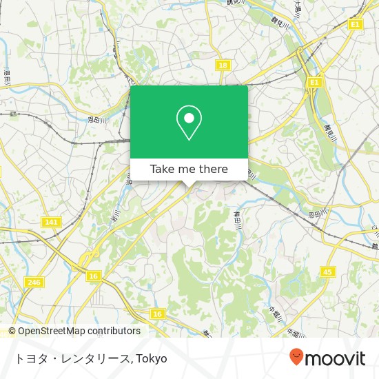 トヨタ・レンタリース map