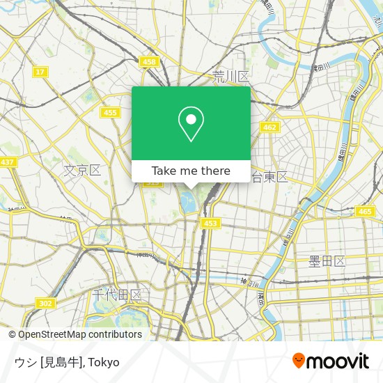 ウシ [見島牛] map