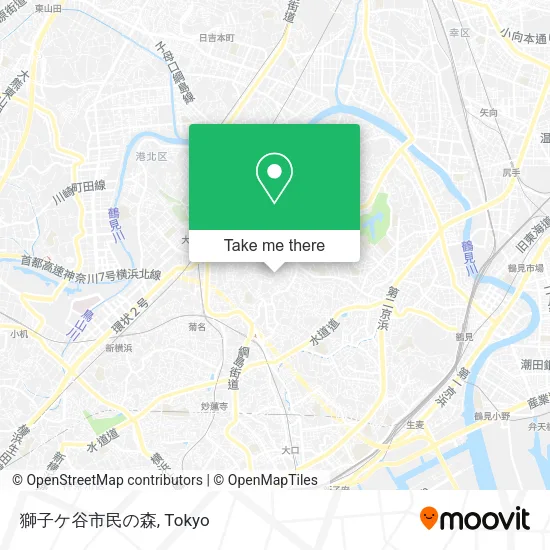 獅子ケ谷市民の森 map