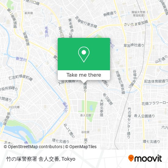 竹の塚警察署 舎人交番 map