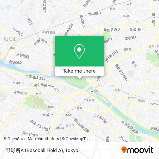 野球所A (Baseball Field A) map