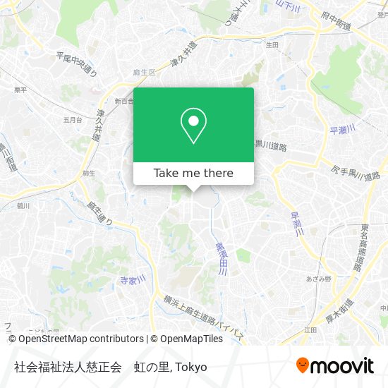 社会福祉法人慈正会　虹の里 map