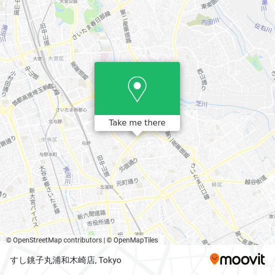すし銚子丸浦和木崎店 map