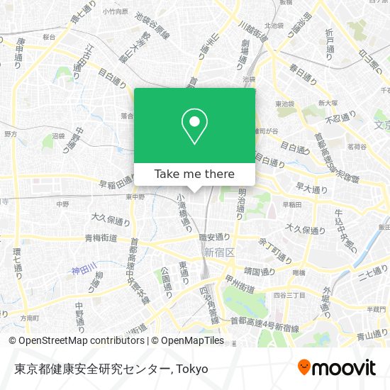 東京都健康安全研究センター map