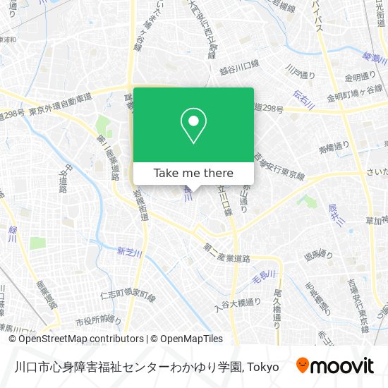 川口市心身障害福祉センターわかゆり学園 map