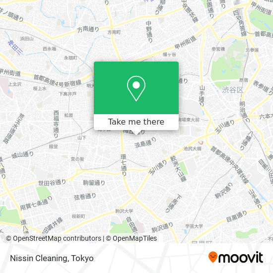 Nissin Cleaning map