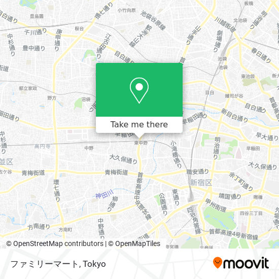 ファミリーマート map