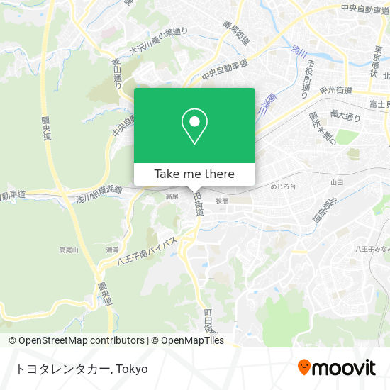 トヨタレンタカー map