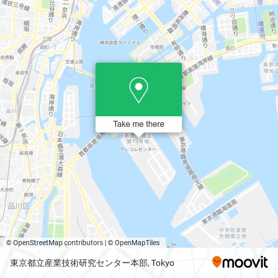 東京都立産業技術研究センター本部 map