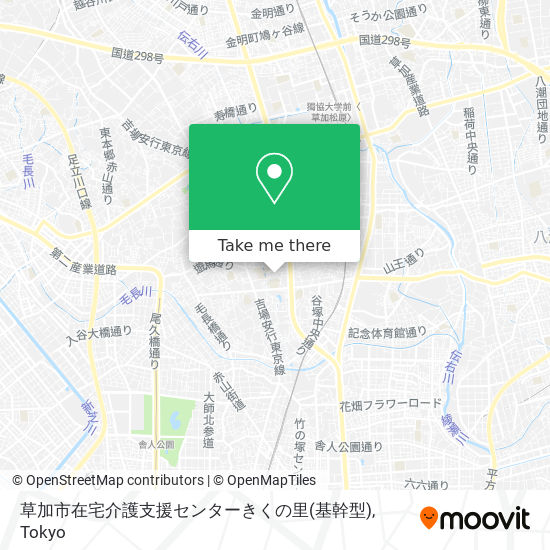 草加市在宅介護支援センターきくの里(基幹型) map