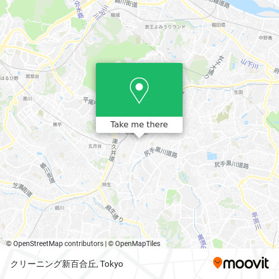 クリーニング新百合丘 map