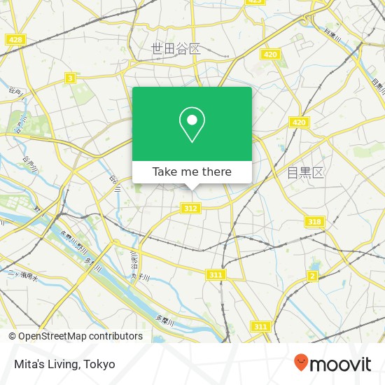 Mita's Living map