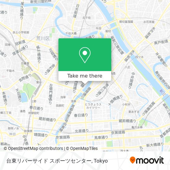 台東リバーサイド スポーツセンター map