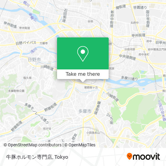 牛豚ホルモン専門店 map