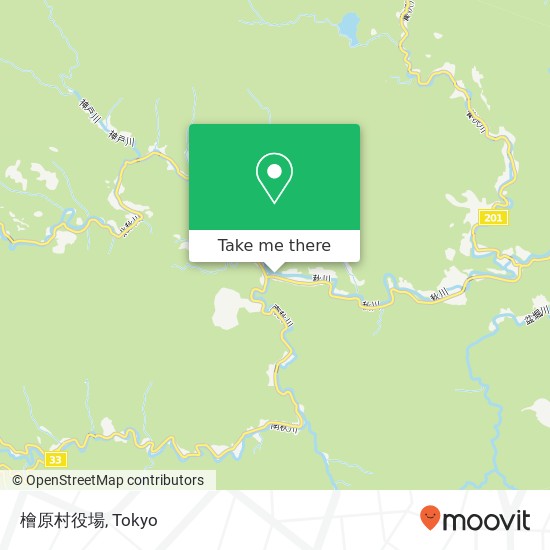 檜原村役場 map