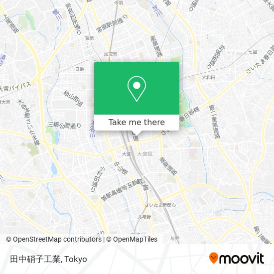 田中硝子工業 map