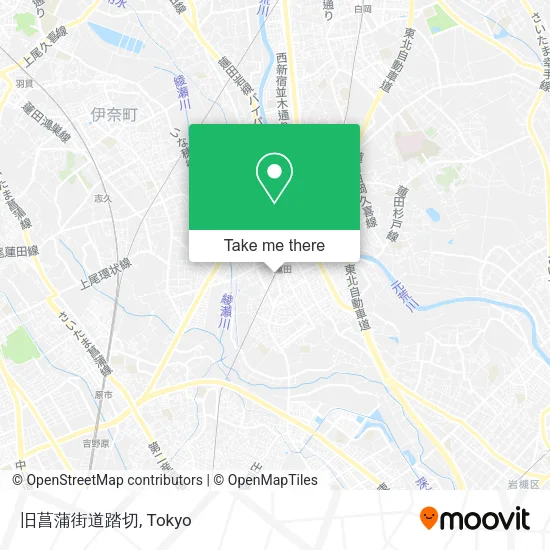旧菖蒲街道踏切 map